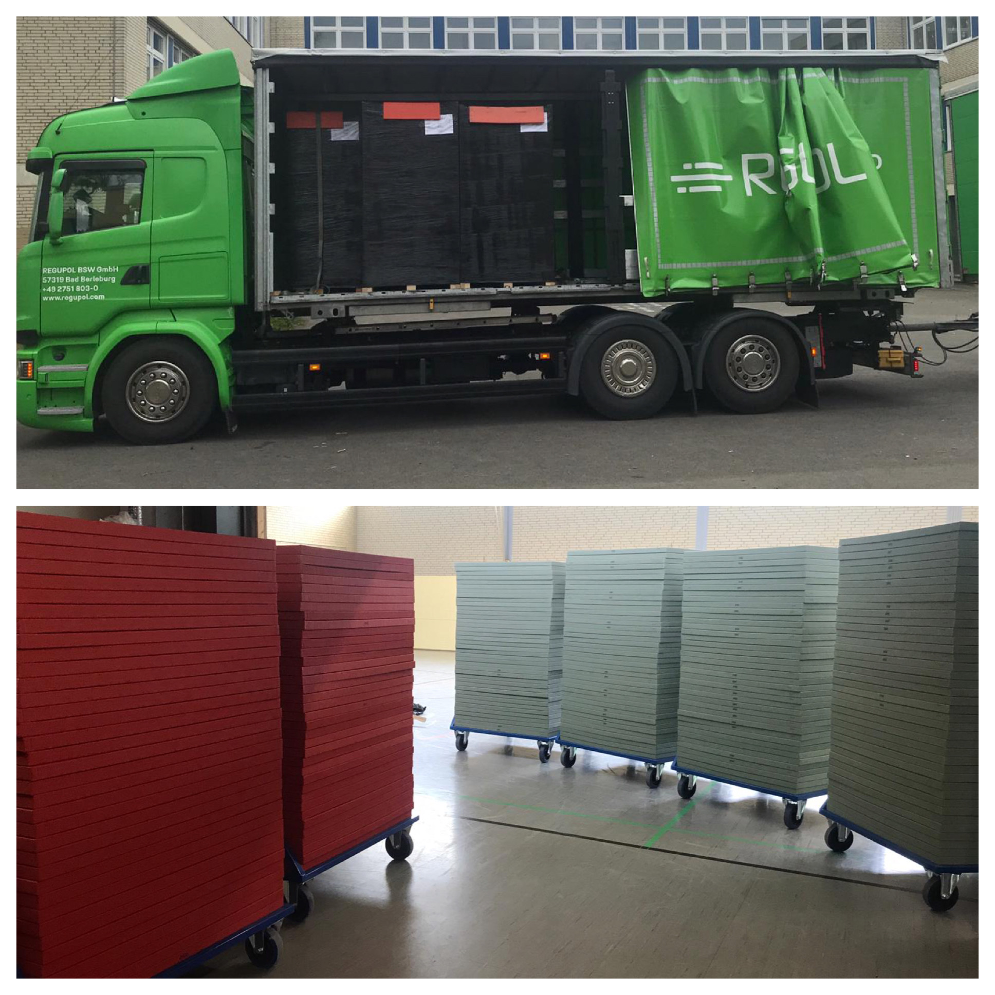 Foto Austausch der Judomatten